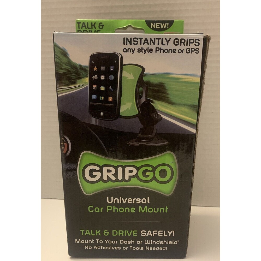 New Instant Grip Go Universal Car Phone GPS Mount To Dash Windshield Uber Lyft
